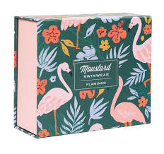 Moustard Swimwear Flamingo Swimshort Zwembroek Heren Maat S-XXL