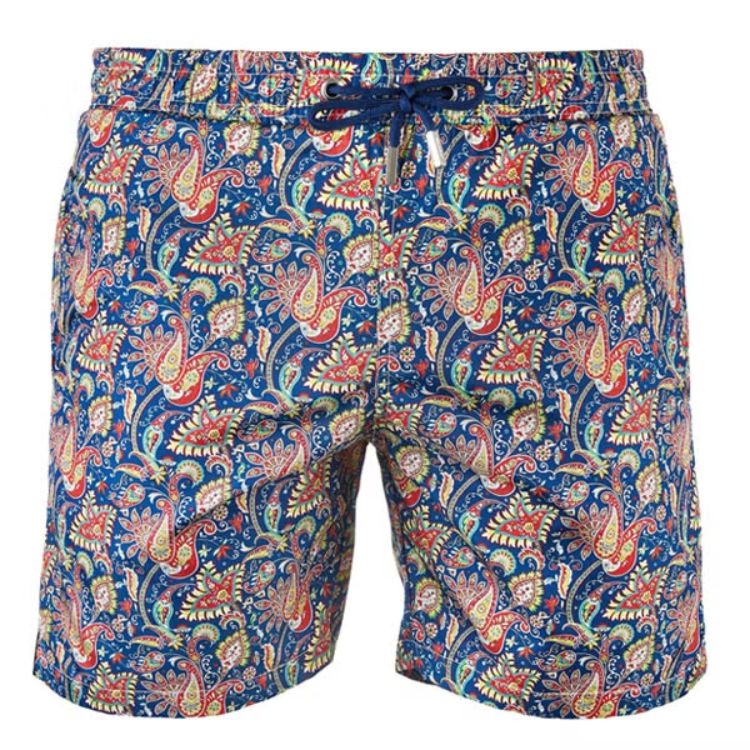 Moustard Swimwear Paisley Swimshort Zwembroek Heren Maat S-XL