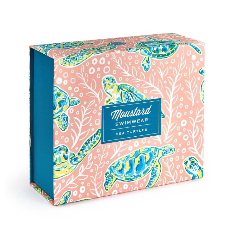 Moustard Swimwear Seaturtles Swimshort Zwembroek Heren Maat S-XXL