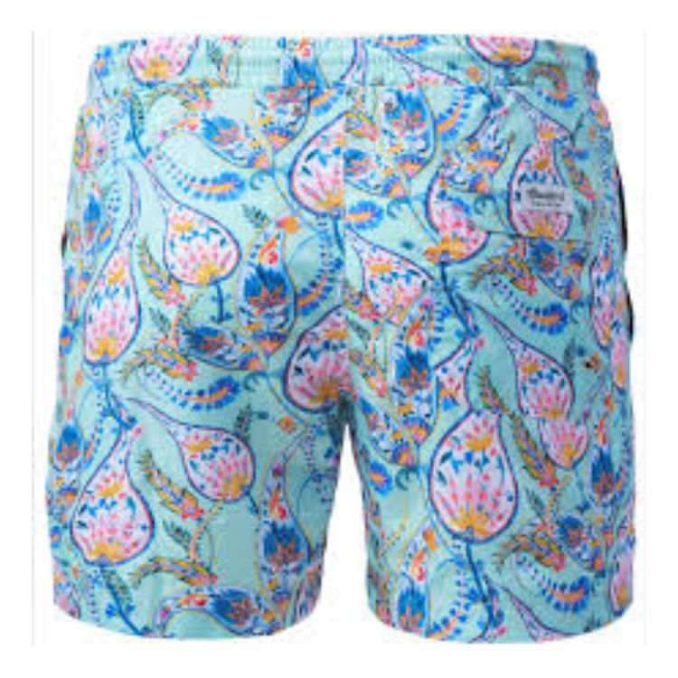 Moustard Swimwear Mintpaisley Swimshort Zwembroek Heren Maat S-XXL