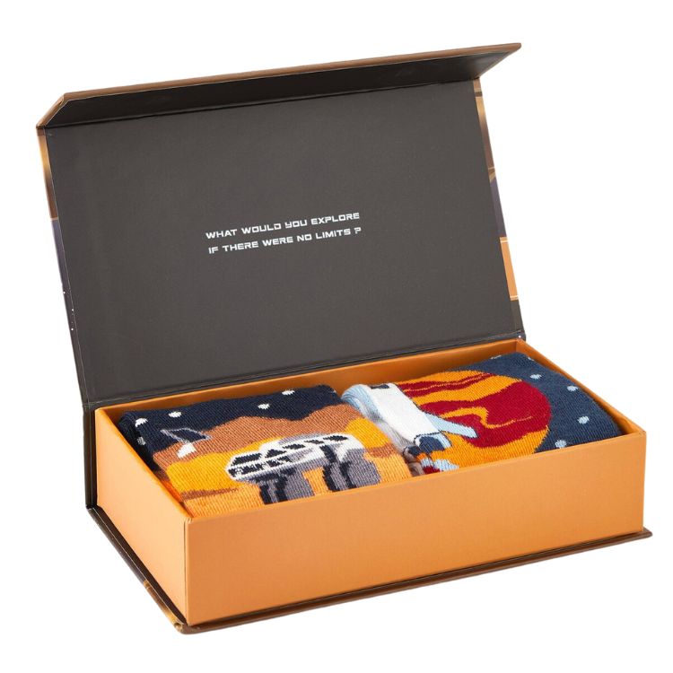 Moustard Socks Martian Giftbox Unisex Sokken Geschenkbox - 2 Paar