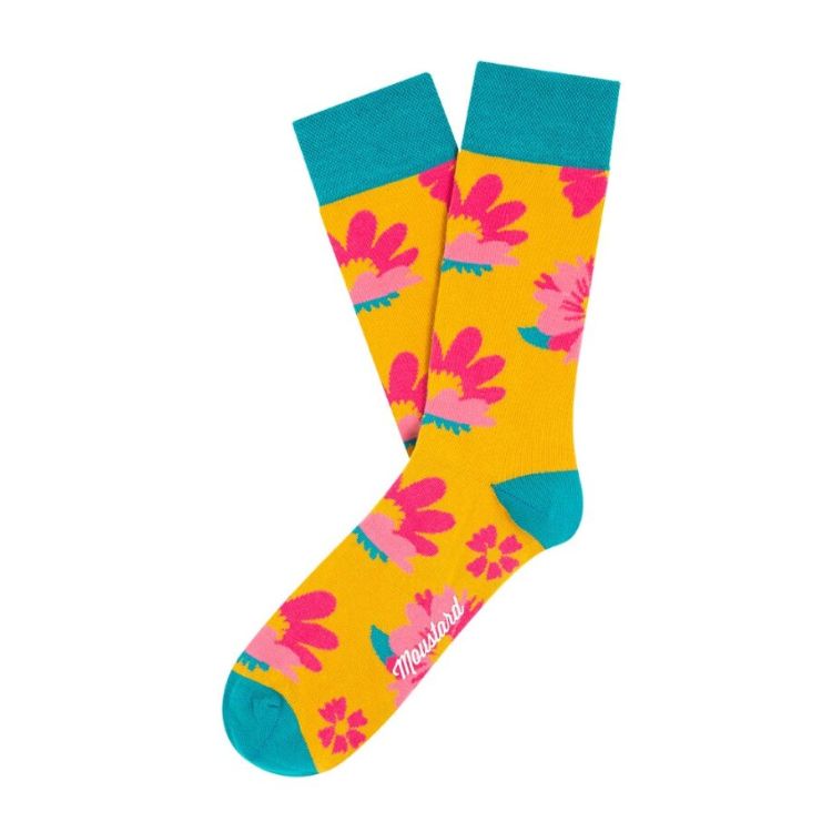 Moustard Socks Flower Giftbox Unisex Sokken Geschenkbox - 2 Paar