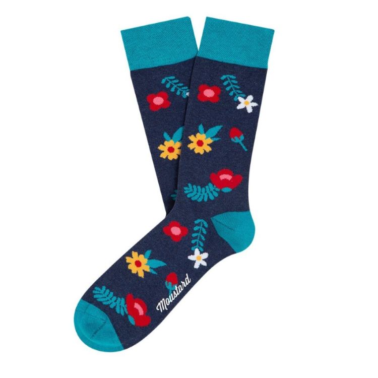 Moustard Socks Flower Giftbox Unisex Sokken Geschenkbox - 2 Paar