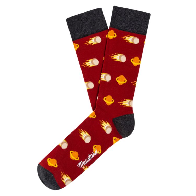 Moustard Socks Space Giftbox Heren Sokken Geschenkbox - 4 Paar