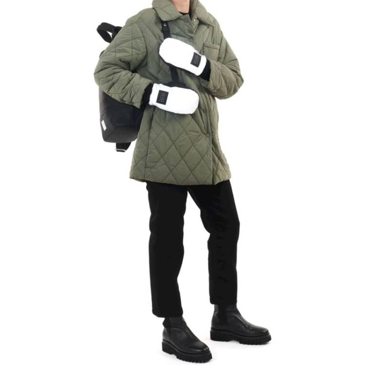 Weather Goods Wanten Reflective Mittens Luna Silber