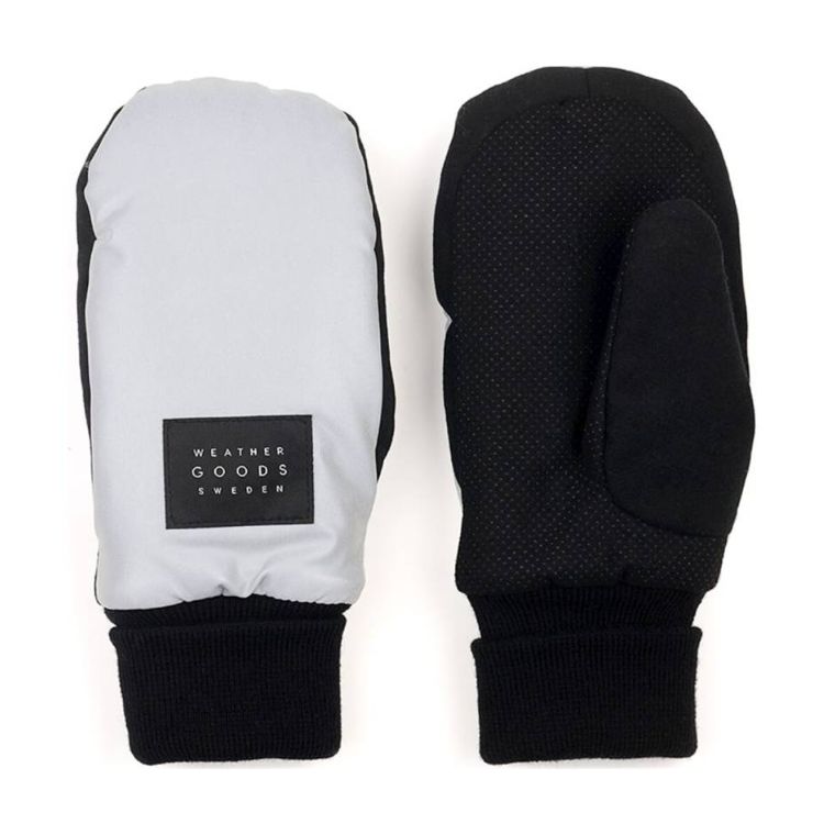 Weather Goods Wanten Reflective Mittens Luna Silber