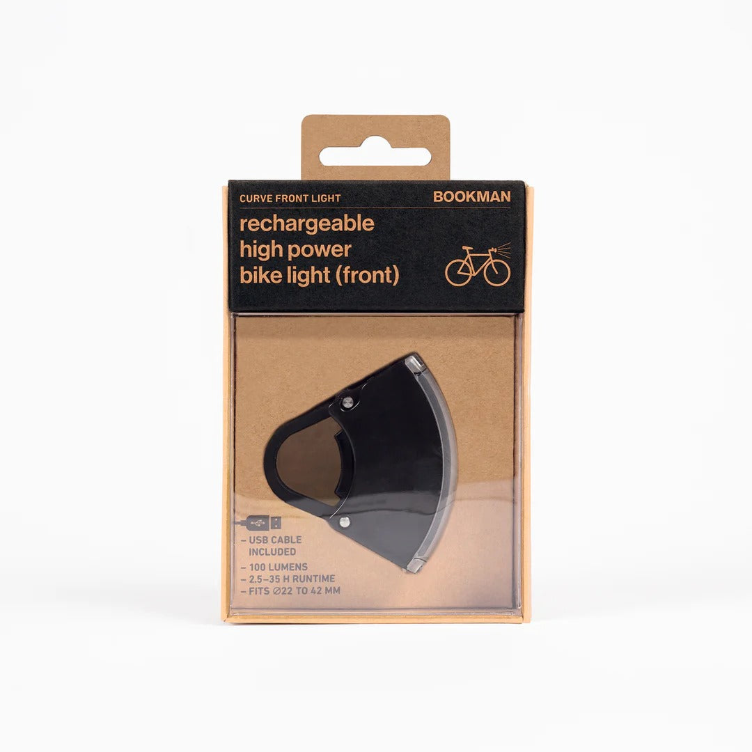 Bookman Curve Fietsverlichting - Led Voorlicht