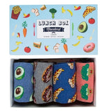 Moustard Socks Lunch Giftbox Unisex Sokken Geschenkbox - 4 Paar