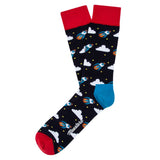 Moustard Socks Space Giftbox Heren Sokken Geschenkbox - 4 Paar