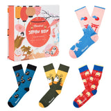 Moustard Socks Japan Giftbox Unisex Sokken Geschenkbox - 4 Paar