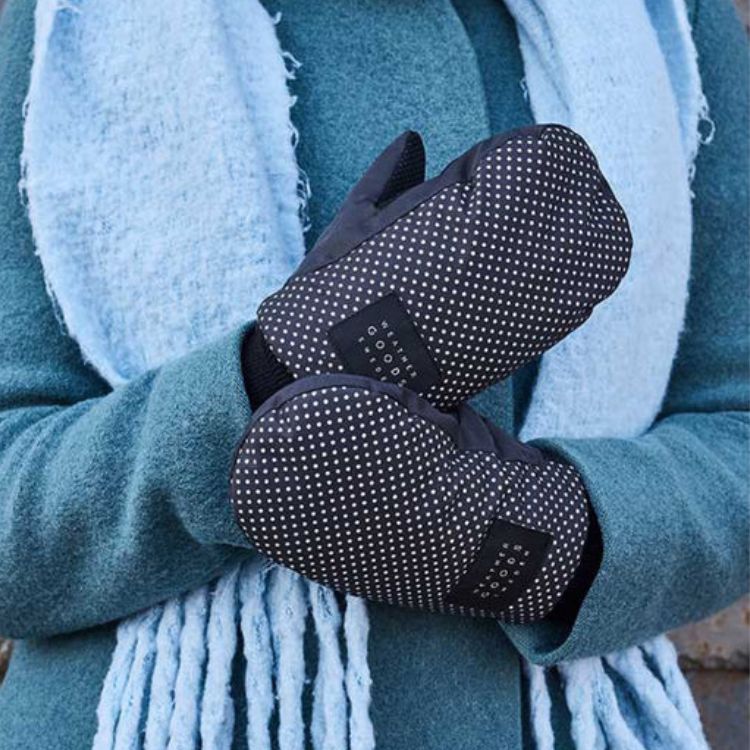 Weather Goods Wanten Reflective Mittens Luna Dots