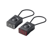 Bookman Block Light Fietsverlichting Set - Led Voorlicht en Achterlicht
