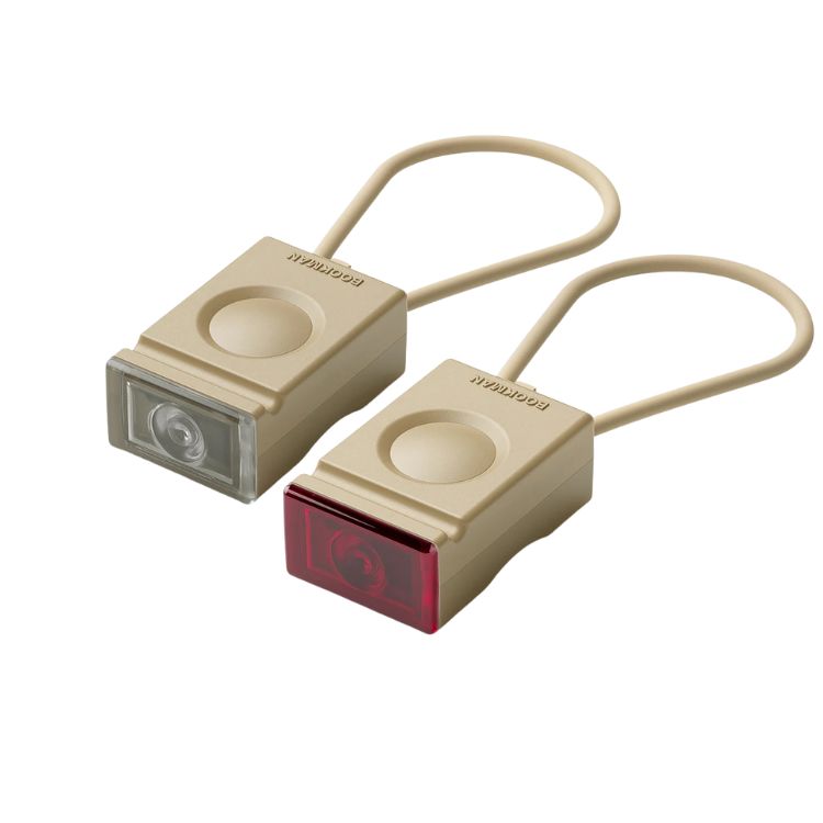 Bookman Block Light Fietsverlichting Set - Led Voorlicht en Achterlicht