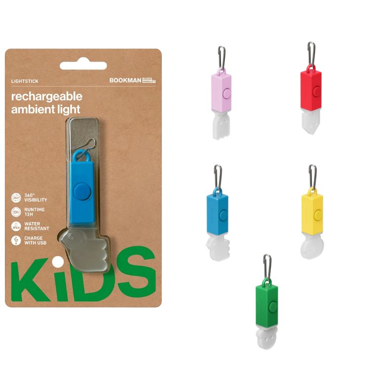 Bookman Lightstick Kids- Oplaadbaar wandel lampje voor kinderen