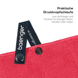 Baenger Microvezel Sporthanddoek Fitnesshanddoek Rood